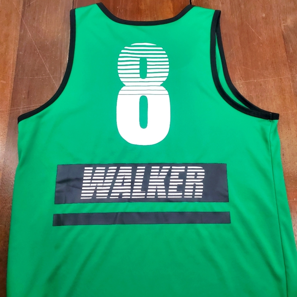 NBA Ultra Game Kemba Antoine Walker Men's Large Jersey No 8 Boston Celtics Green